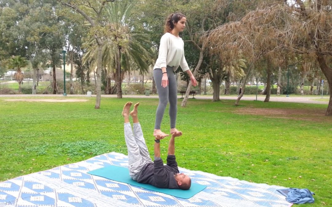 AcroYoga Class – Standing on a Person – Part 2